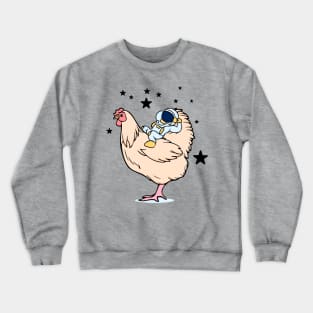 Space chiken Crewneck Sweatshirt